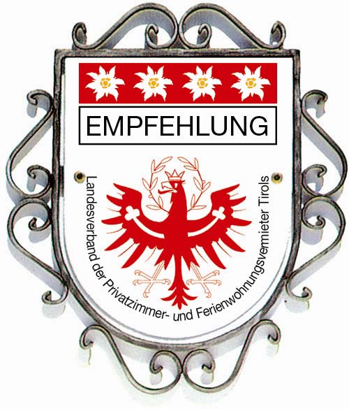 Ausgezeichnet mit 4 Edelweiss vom Privatvermieterverband Tirol